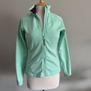 Seafoam Green Fleece Lined Full Zip Track Jacket - L/G